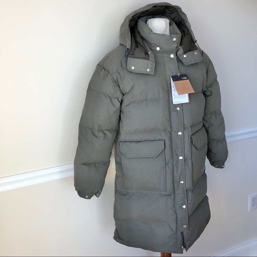 The North Face Sierra Down Parka Taupe Green NWT - Picture 6 of 16